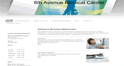 Desktop Screenshot of 8thavemedicalcenter.com