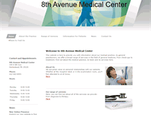 Tablet Screenshot of 8thavemedicalcenter.com